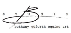 Studio B Bethany Goforth Equine Art logo