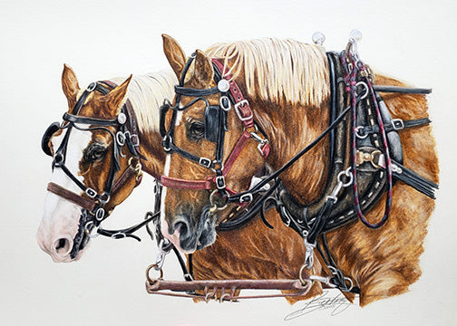 Makin' Deliveries Print (Mackinac Island Collection)